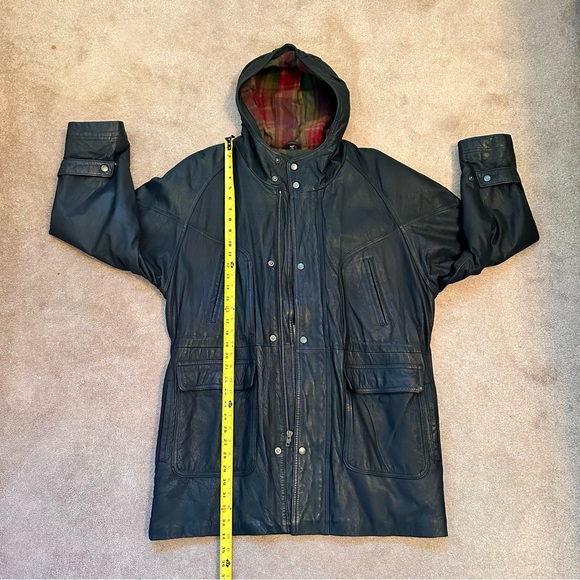 IOU Leather Collection Men’s Coat - Picture 4 of 13